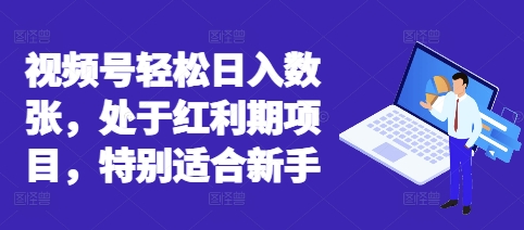 视频号轻松日入数张,处于红利期项目,特别适合新手-网创联盟
