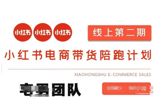 小红书电商带货课2期,月利润20个的小红书电商的有货源,无货源,虚拟产品,付费投流等整套玩法-网创联盟